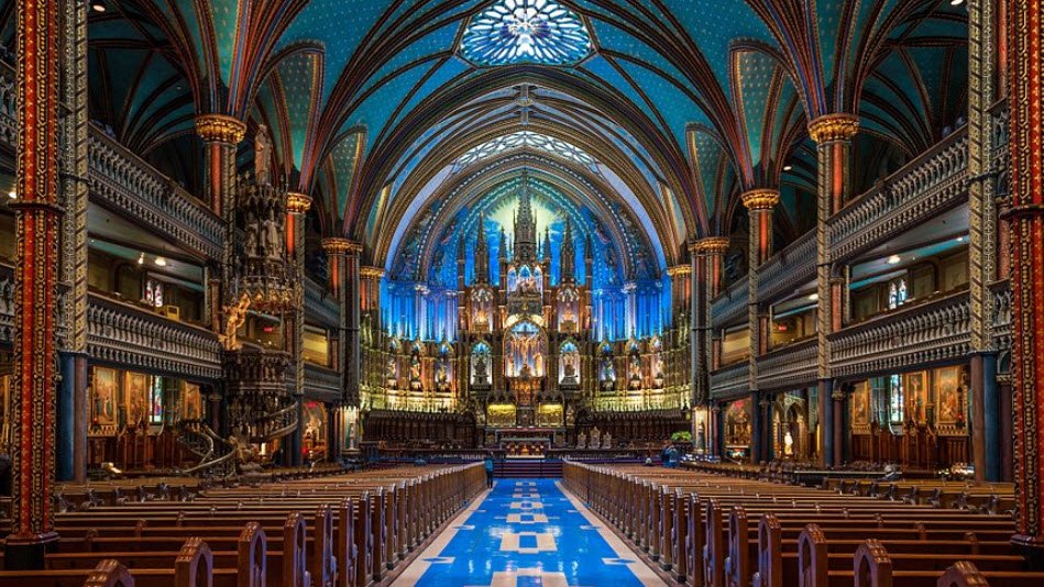 Montreal’s Notre-Dame Basilica, Montreal, Quebec, Canada